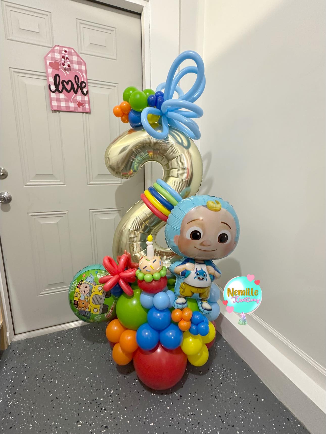 Large Balloon Bouquet (One Balloon Number)